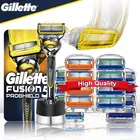 Бритва Gillette Fusion 5 Proshield для мужчин, кассеты для бритья, бритва для лица, бритва чехол, держатель для бритья с лезвиями