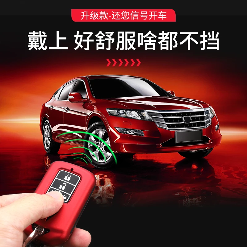 

ABS hard shell + environmental protection silicone cover Car keychain car key bag car key case for Breeze 2019 CIVIC