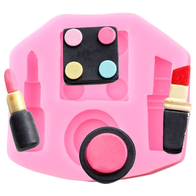 Форма инструмента для макияжа 3D силиконовая форма помадки торта украшения Желе