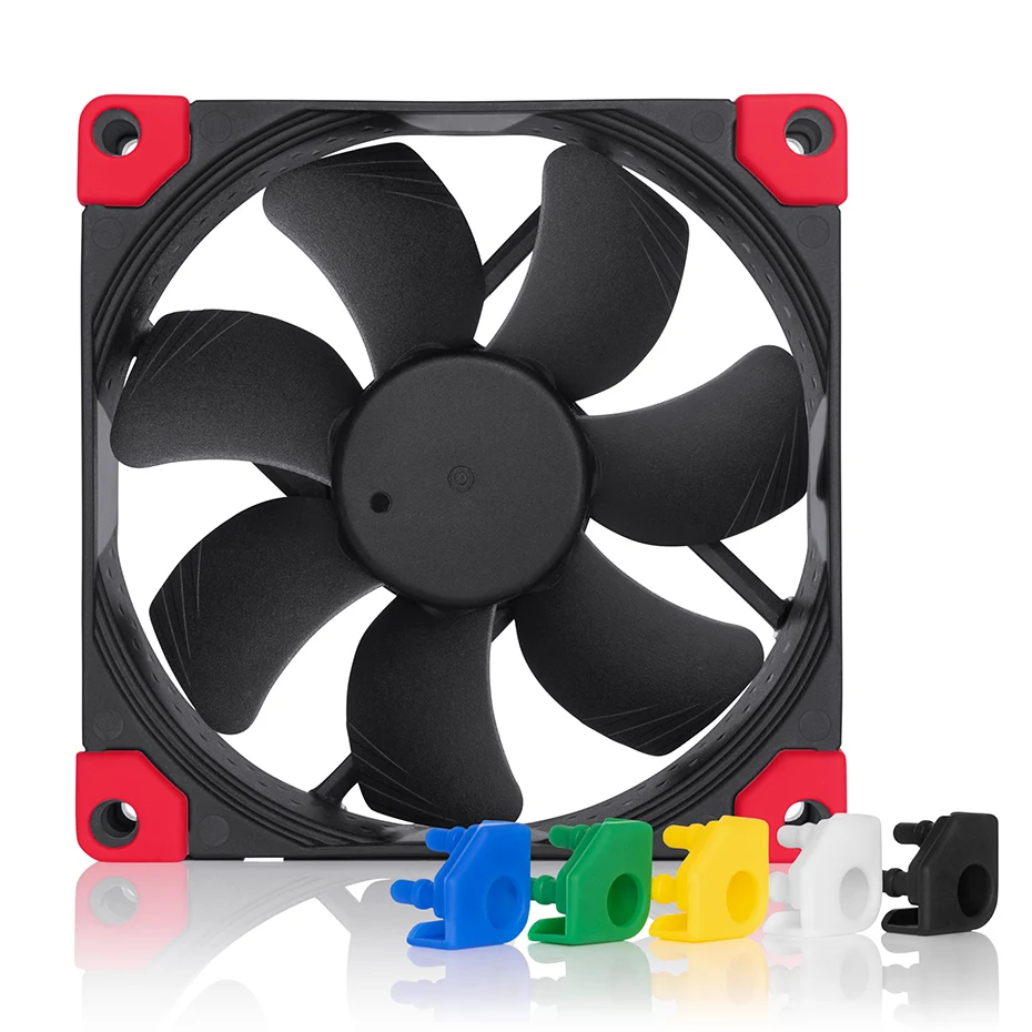 Noctua NF A9 PWM chromax. Черный. Заменяемый 92 мм вентилятор радиатора тихий 92x92x25 для
