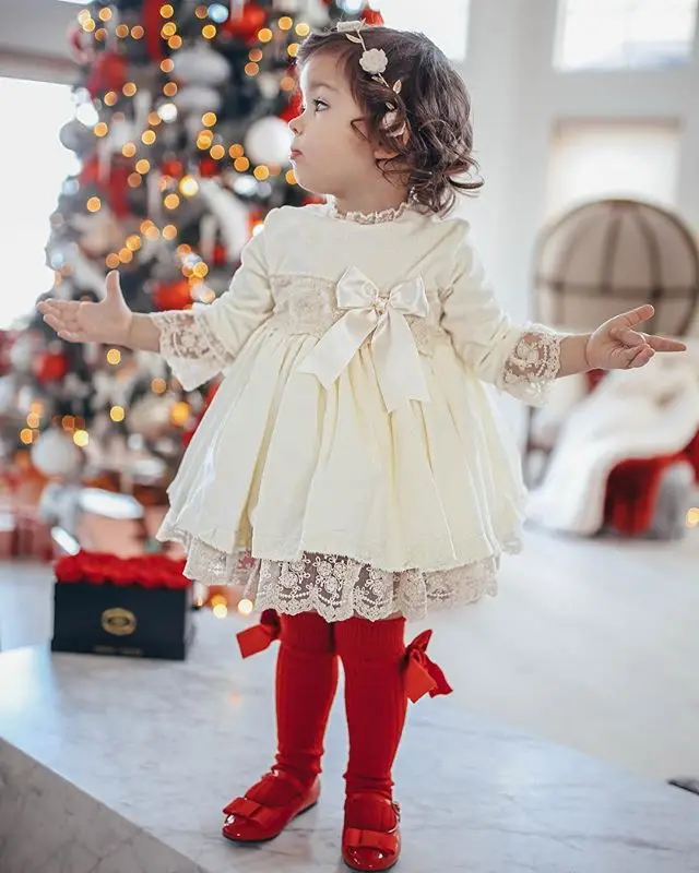 2019 Брендовое рождественское платье для девочек детское платье-пачка маленьких с