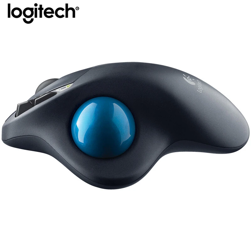 Мышь Logitech M570 Беспроводная оптическая эргономичная 2 4 ГГц 1000DPI | Компьютеры и офис