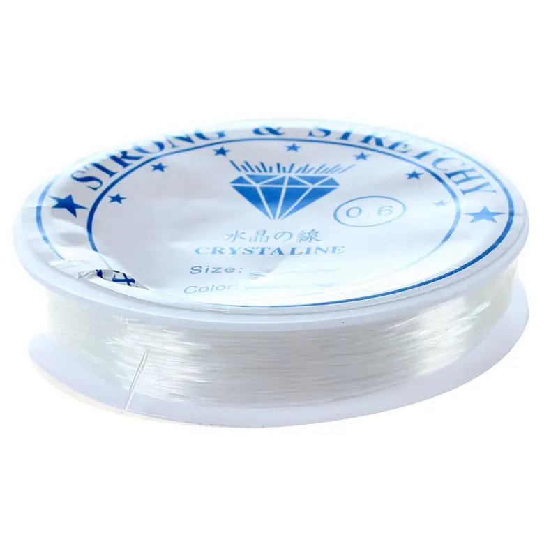 Прозрачная растягивающаяся бисероплетенная тонкая струнная Хрустальная нить в