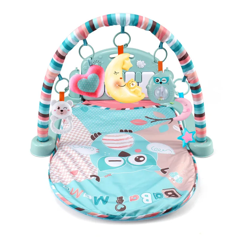 

Bayes 21001 Baby toy pedal piano exercise rack newborn baby music game blanket