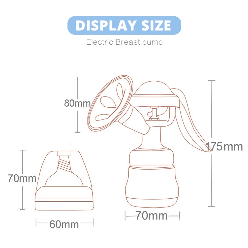 

Manual Breast Pump Silicone Breast Pump Baby Milk Breastfeeding Accessories BPA Free Sucking Postpartum Supplies Accessories