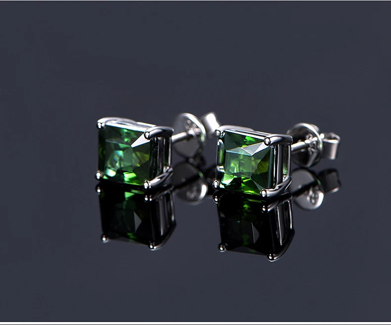 Серьги из серебра 750 пробы с бриллиантами 18 К | Украшения и аксессуары