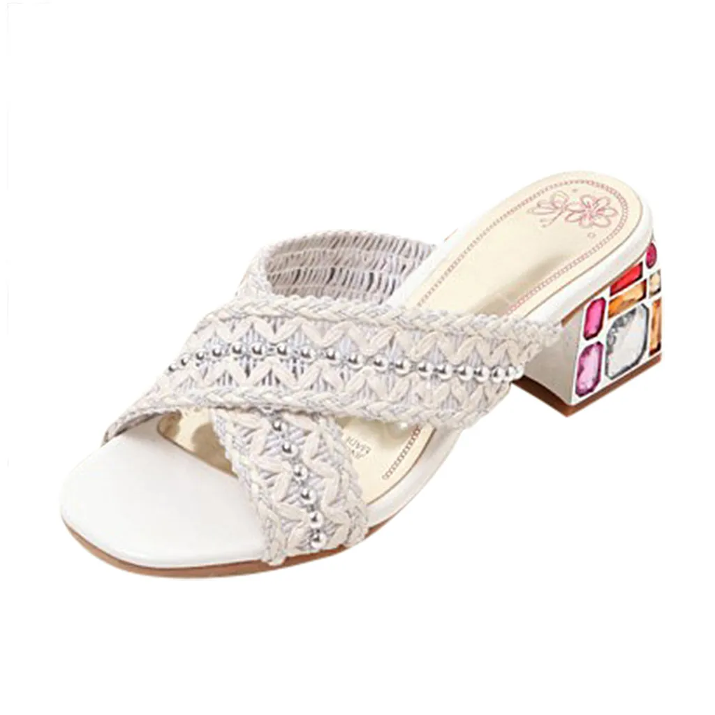 SAGACE/женские летние тапочки с открытым носком удобные нескользящие на танкетке