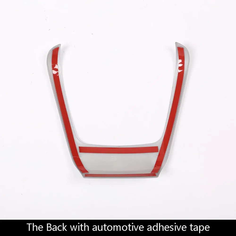 Серебристые ABS пластиковые наклейки для украшения руля полосы Toyota Land Cruiser Prado FJ150