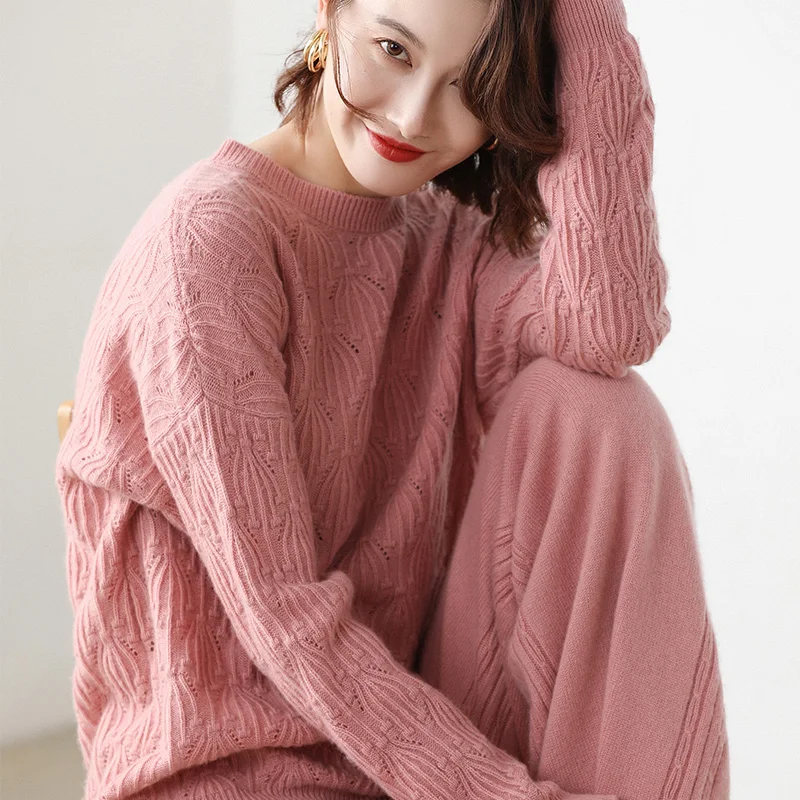 2019 новые зимние женские свитера 100% коза кашемир высокого качества Женский свитер