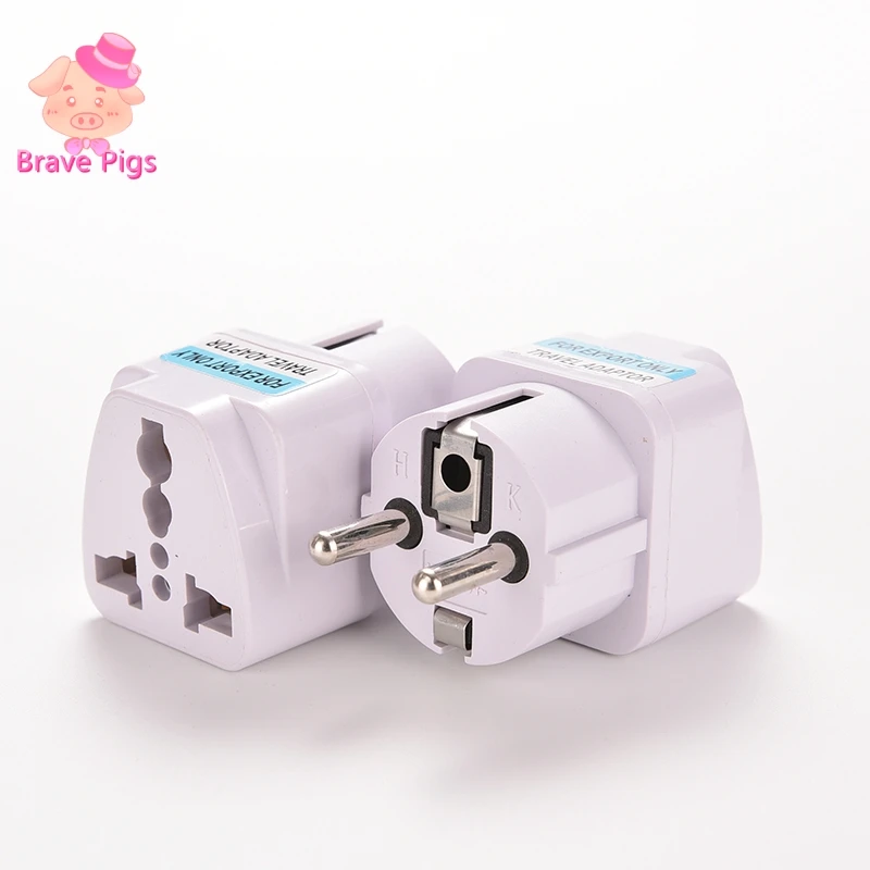 1 шт. белая дорожная вилка конвертер универсальная для ЕС Великобритании США GER AU