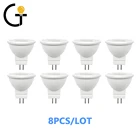 Энергосберегающая светодиодная лампа для украшения дома, 8 шт.лот, точечный светильник Foco MR11 AC DC 12 В, теплый белый 3000K, замена галогенной лампы 20 Вт 25 Вт