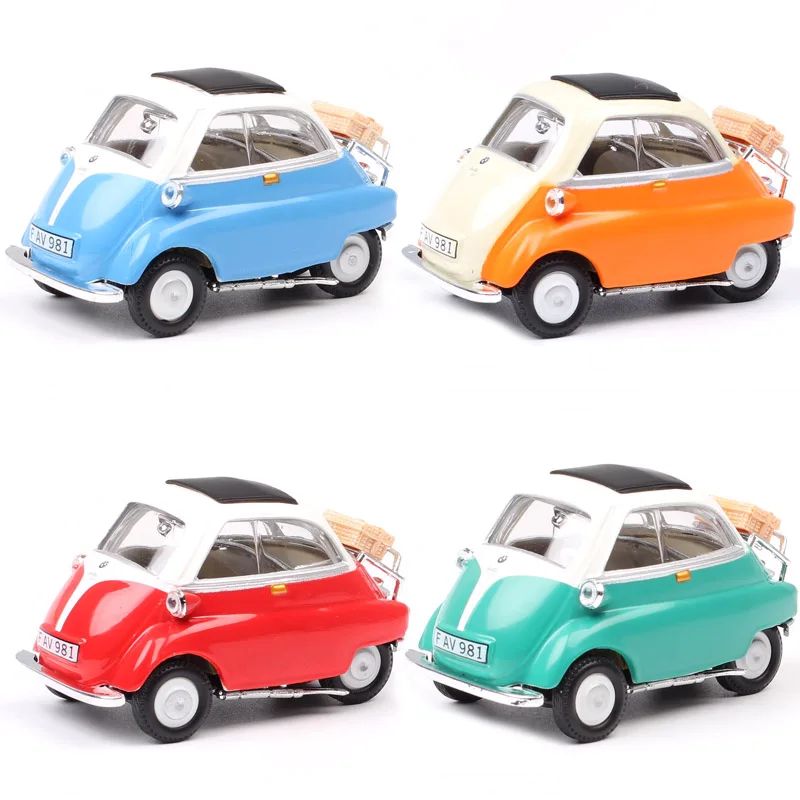 Маленькие весы 1:43 старая ретро Карама Isetta 250 пузырьковый автомобиль Литые и