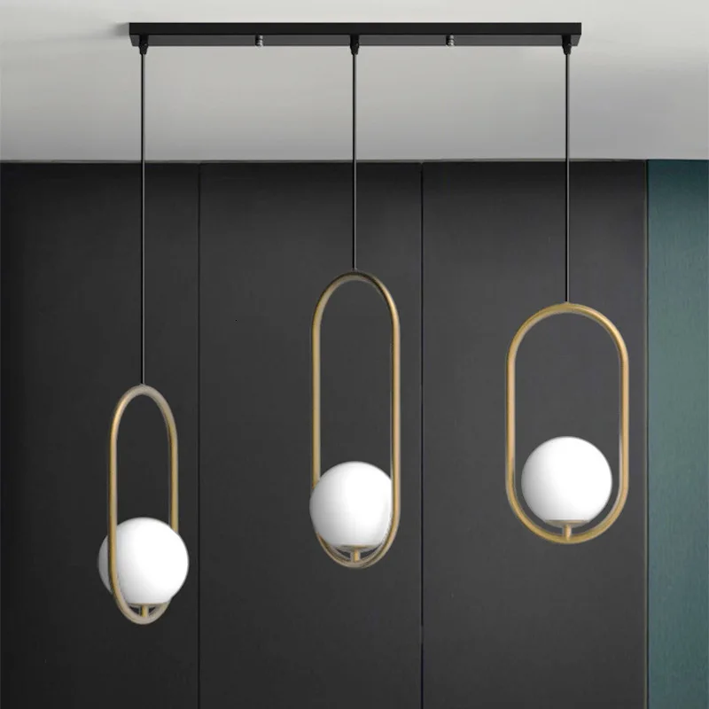 Современные подвесные светильники для столовой дома гостиной черный подвесной