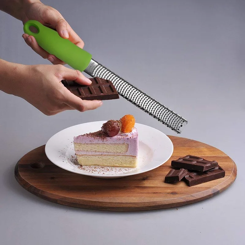 

Citrus Lemon Zester & Cheese Grater-Parmesan Cheese, Lemon, Ginger, Garlic, Nutmeg, Chocolate, Vegetables Kitchen Gadgets