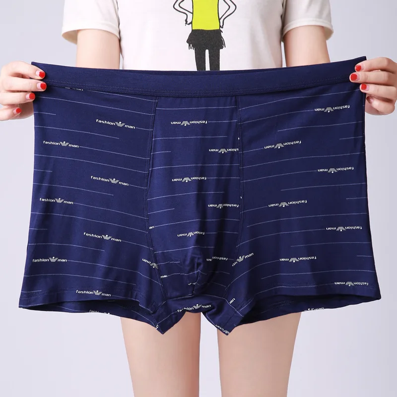 Loose Men Boxers 7xl  Weight 140kg 5XL 6XL 3XL 4XL  Plus Size Big Size Mens Underwear  Large    For  Men  Black  Gray  Dark Blue