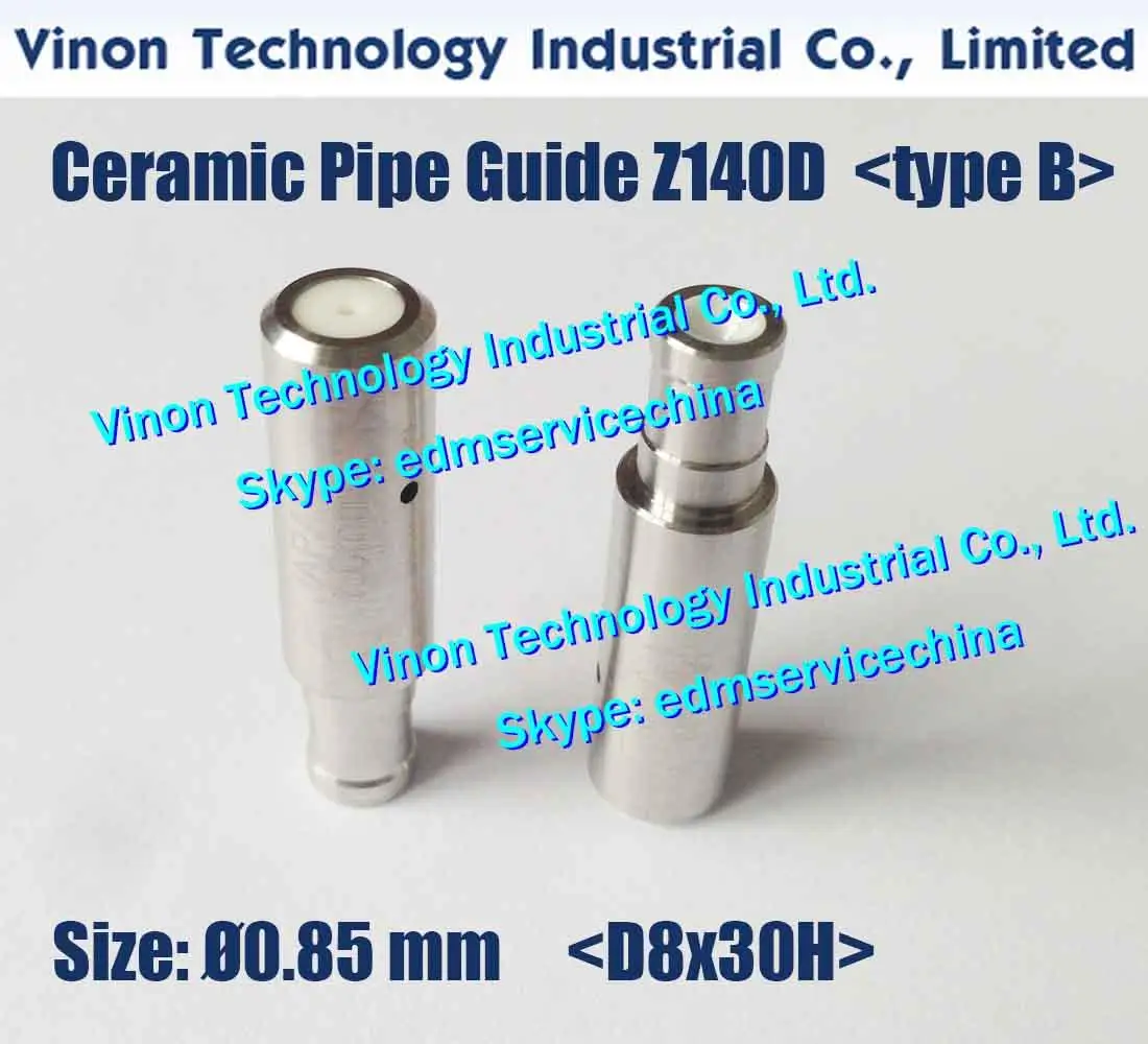 

Ø0.85mm Z140D Ceramic Pipe Guide for Taiwan brands of edm drilling machine, ELECTRODE TUBING GUIDE, EDM DOUBLE CERAMIC GUIDE