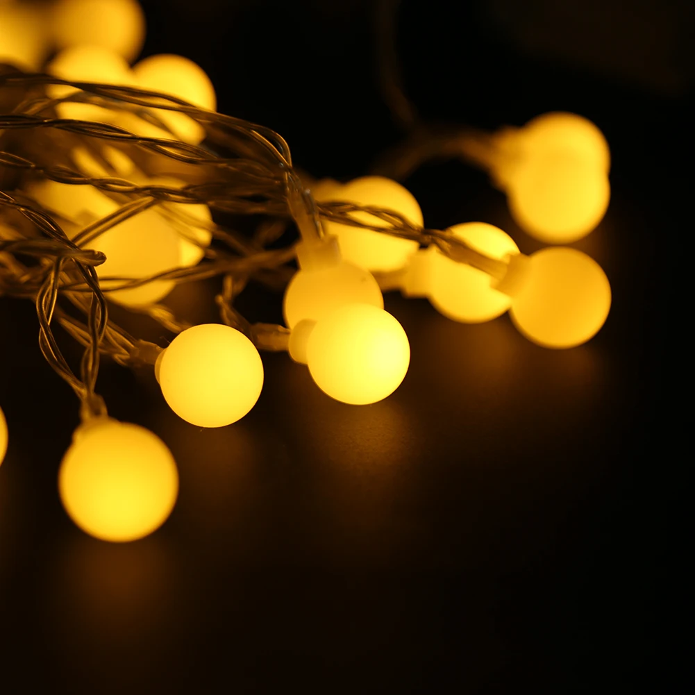 6 м 50LED Батарея коробка Фея светильник строка дистанционного Управление мяч