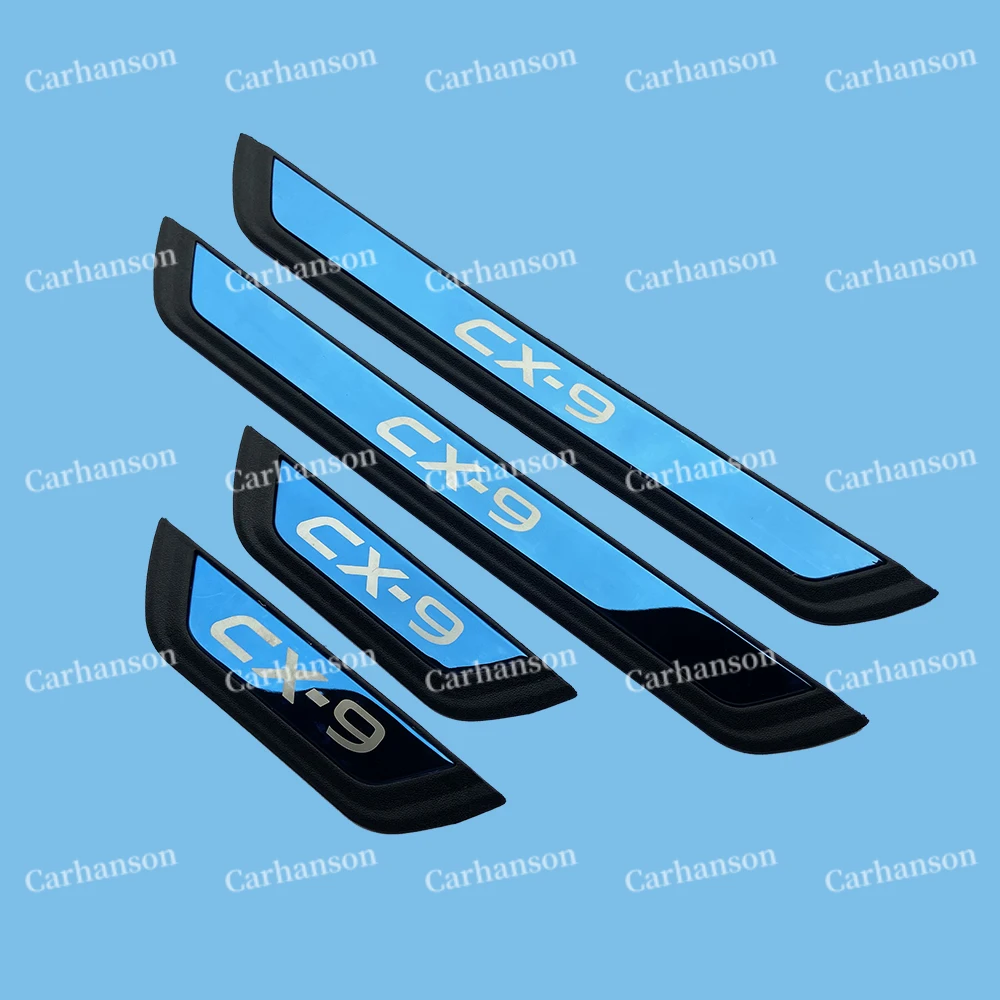 Для CX9 авто аксессуары Накладка дверного порога педаль порог машины Чехол