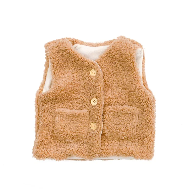 Осенне зимняя одежда для маленьких девочек и мальчиков флисовый плюшевый