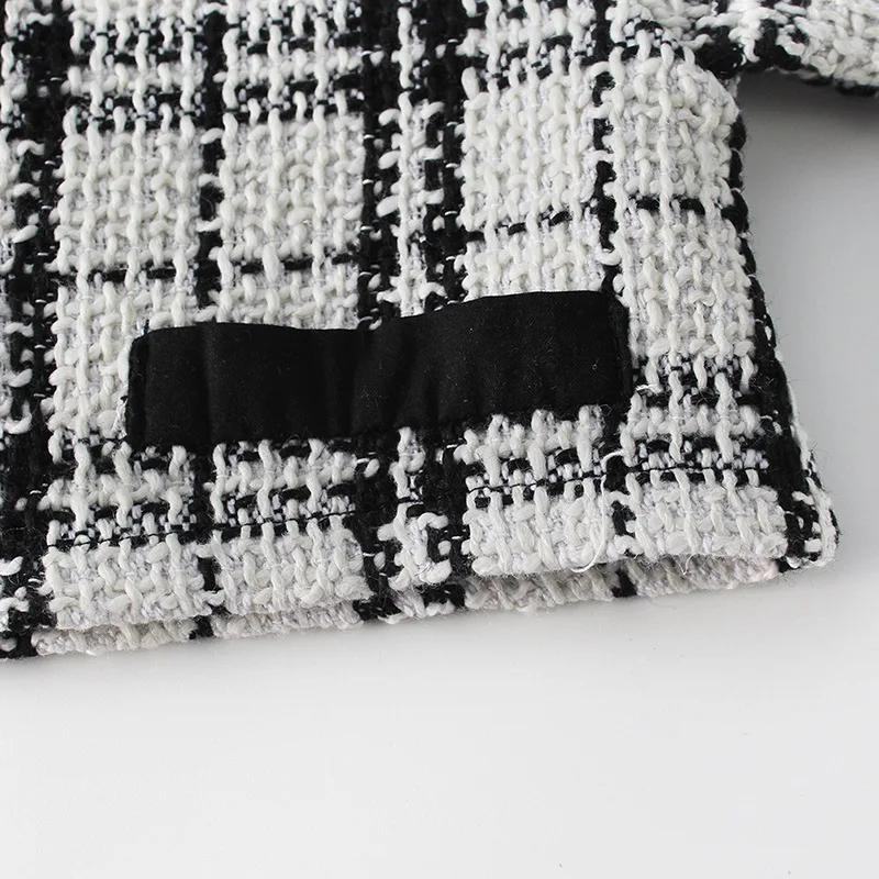 

Winter Autumn Spring Baby Girl Newborn Long Sleeve Romper+Plaid Coat 2pcs Christmas Clothes Toddler Infant New Year Jumpsuits