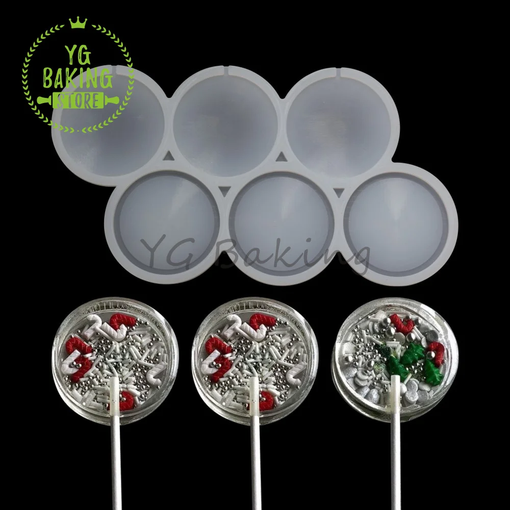 

Круглая силиконовая форма для леденцов Dorica