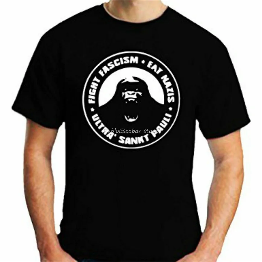 St Pauli Eats Nazis футболка ультра Fanshirt панк футбол размер S до 3Xl винтажная графическая