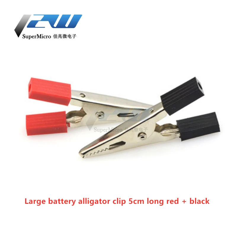 10 шт./лот маленький/большой зажим типа Аллигатор Электрический для аккумулятора