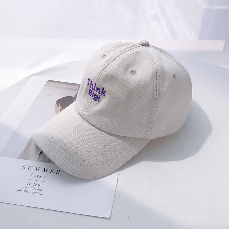 Spring Summer High Quality Cotton Baseball Cap Hat Women Dad Hat Embroidery Outdoor Sports Caps