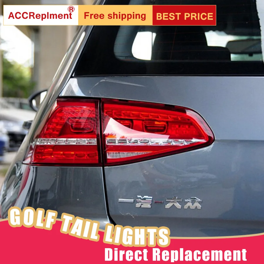 Новый светодиодный фонарь светильник s в сборе для VW Golf 7 2014-2018 задний стоп-сигнал