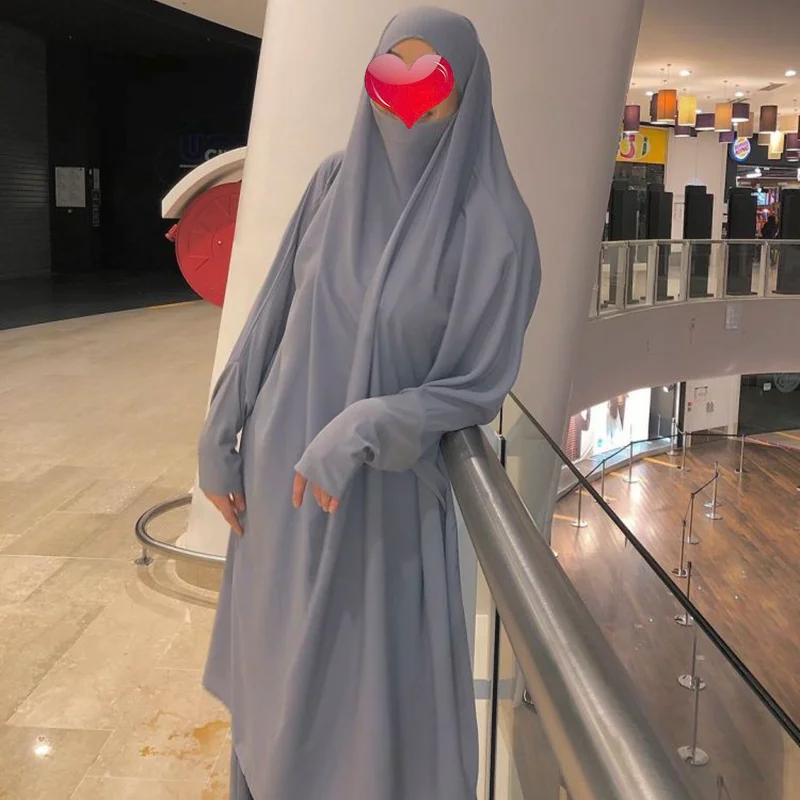 ИД Рамадан мусульманский комплект из двух частей молитвенная одежда Nida Abaya