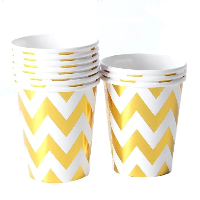 C cup 10pcs 1 упаковка/набор золотой серебряный горошек бумажная салфетка вечерние девственная древесина бумажная салфетка для свадьбы ребенка день рождения предметы домашнего обихода - Цвет: C cup 10pcs