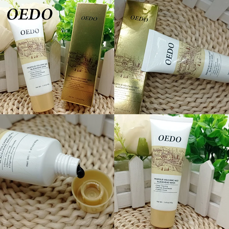 Вулканическая маска для лица OEDO 100 шт./лот удаления угрей клещей прополиса