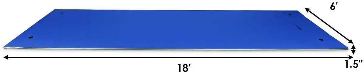 Durable Water blanket 2/3 Layer Anti-tear XPE Foam Floating Pad water floating bed pad the softest float mat | Спорт и развлечения
