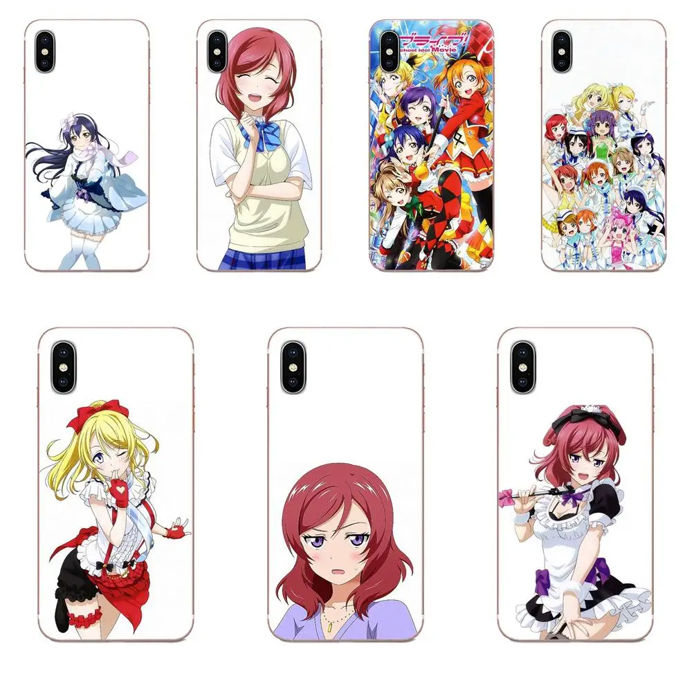 Для Apple iPhone 11 Pro X XS Max XR 4 4S 5 5C 5S SE 6 6S 7 8 Plus Новинка Fundas прозрачный мягкий Love live