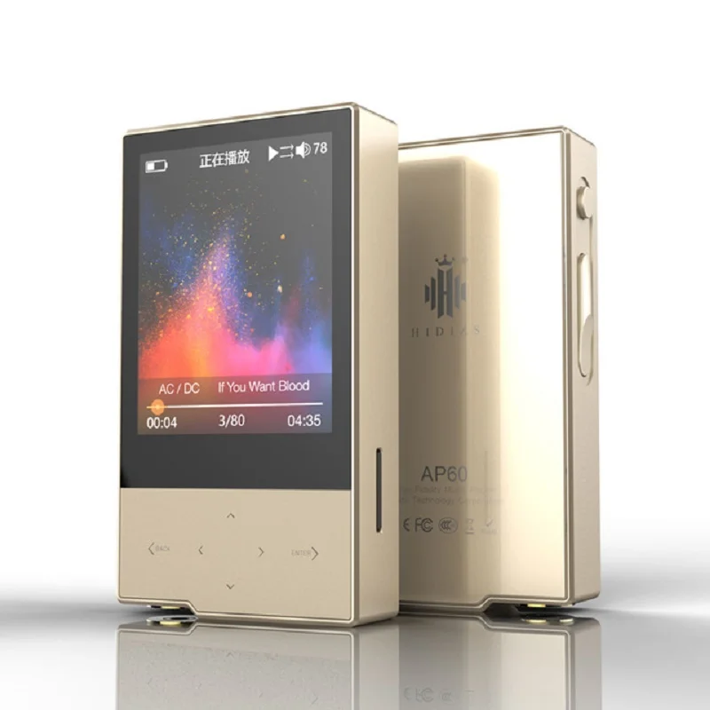 Музыкальный плеер Hidizs AP60 II HiFi Bluetooth 4 0 Apt x DSD USB DAC FLAC AAC APE MP3 AKM4452VN MAX97220A AP60II|MP3-плееры| |