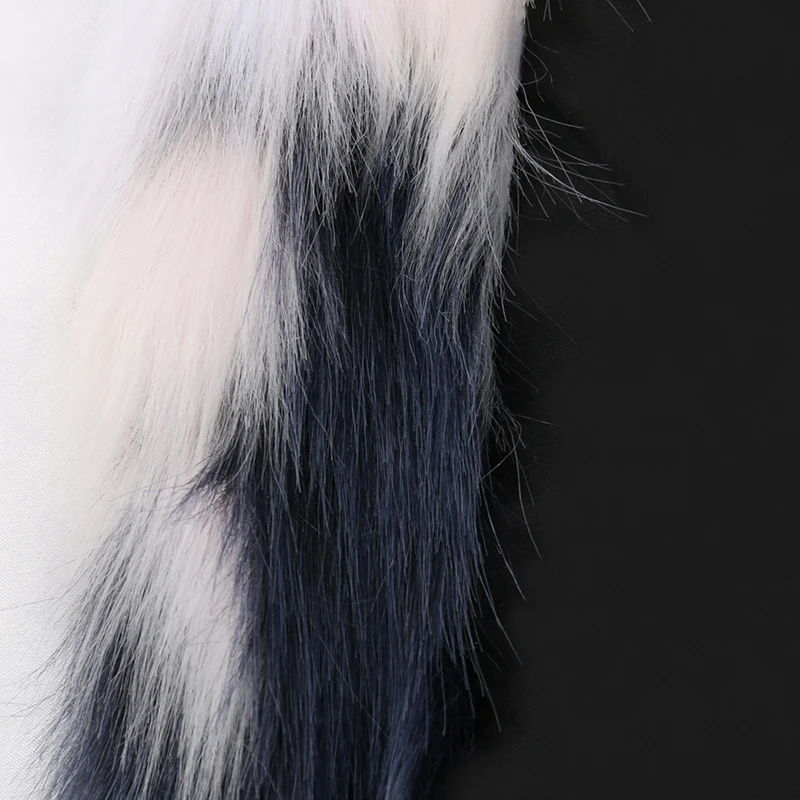 

Nerazzurri Winter Extra Long Thick Warm Soft Multicolor Faux Fur Coat Women Long Sleeve 2021 Colorful Outerwear Korean Fashion