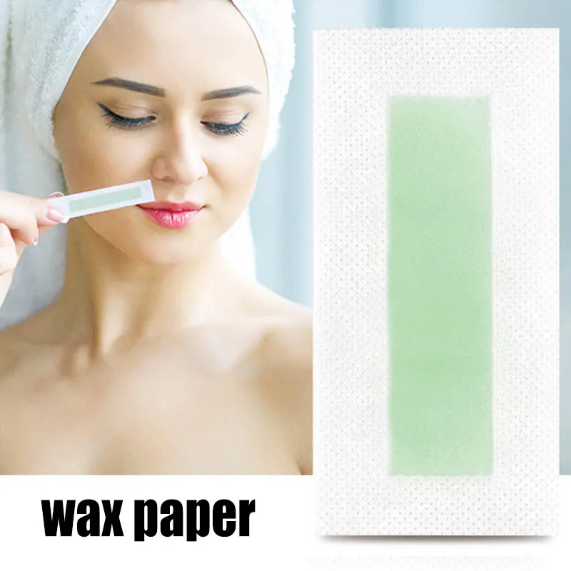 

24pcs Lip Hair Removal Wax Paper Effective Portable Double-sided Gentle Wax Strips for Women Face Lip Moustache SANA889