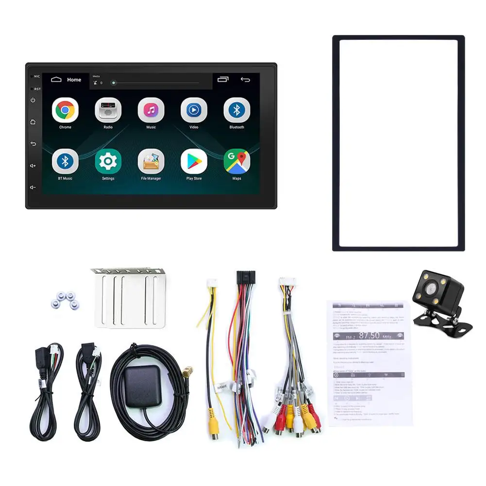 Автомагнитола 2DIN на Android 10 1 Автомобильный мультимедийный MP5-плеер с GPS Wi-Fi