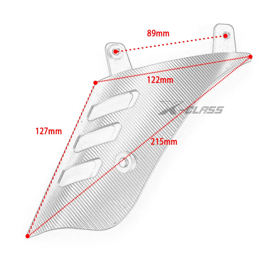 Переднее колесо мотоцикла рокер амортизатор боковая крышка протектор Красный CNC