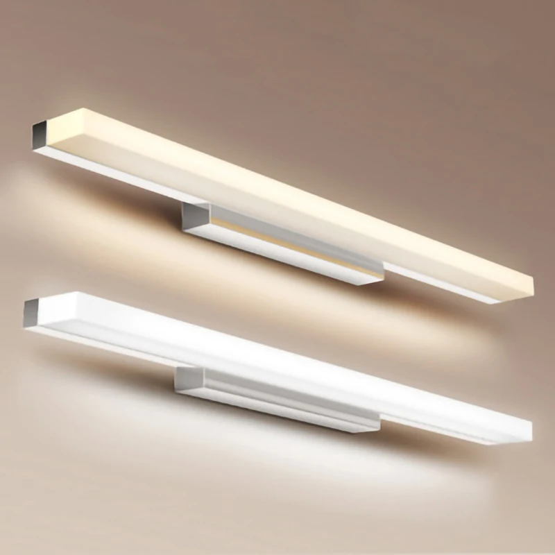 

Nordic LED bathroom anti-fog mirror light acrylic waterproof and anti-fog bathroom mirror light dressing table mirror 9w13w