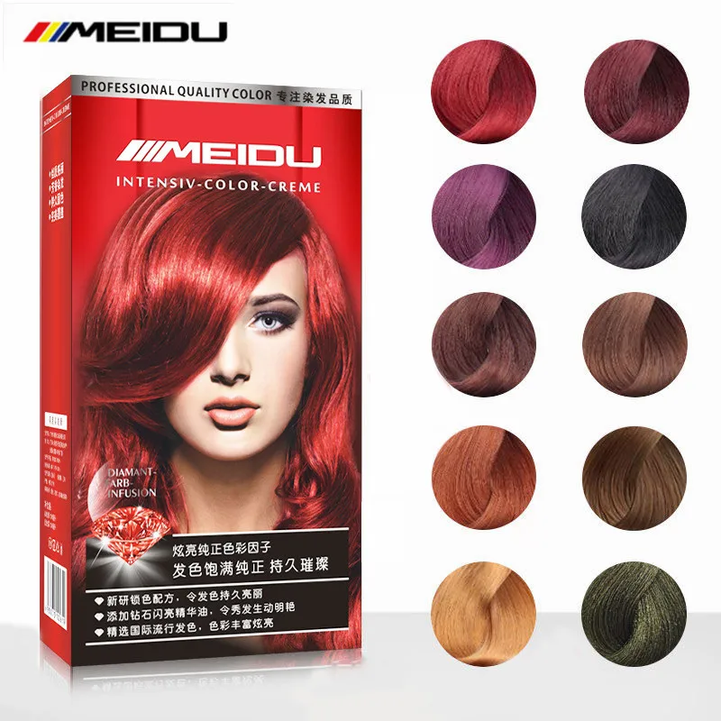 Dye Cream Natural Permanent Hair Dye With Peroxide Gream