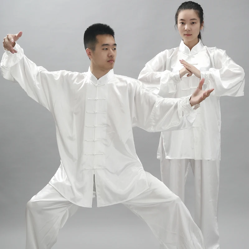 

Tai Chi Suit South-Korea Rayon Men Chinese Kung Fu Uniform Women Taiji