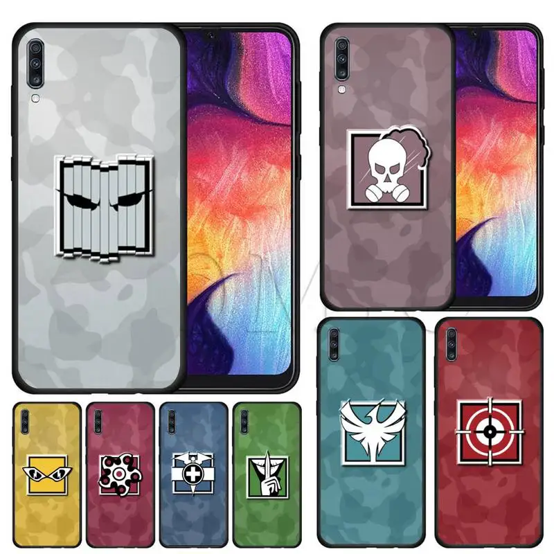 

Rainbow Six Siege Phone Case For Samsung S6 S7 Edge S8 S9 S10 S10E S20 S21 Plus Cover Fundas Coque