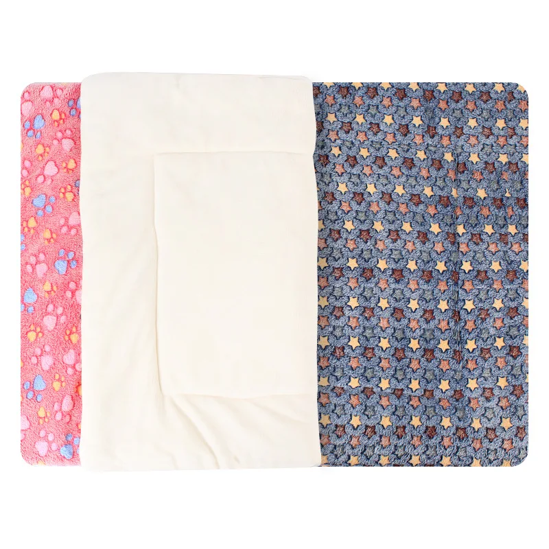 Подушка для домашних животных одеяло сна гнездо фланелевая с трехмерным принтом