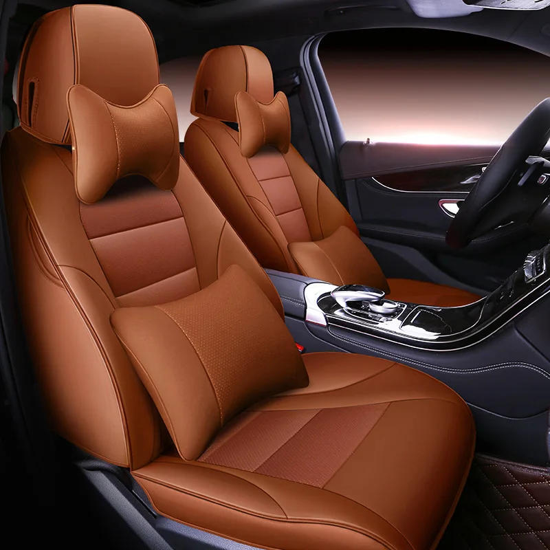 Custom Cowhide Car seat cover For 7 Mercedes Benz GLS GL 350 350d 400 450 500 550 Viano R Class auto accessories styling | Автомобили и