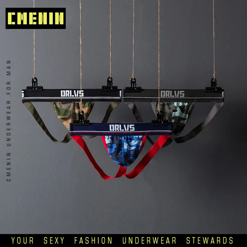 Камуфляжное мужское сексуальное нижнее белье Мужской бандаж мужской гей бикини g