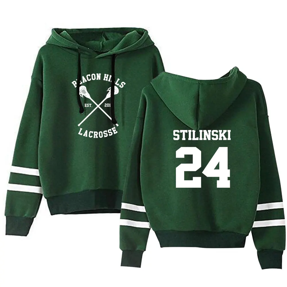 Принт Teen Wolf Stilinski 24 печать осень и зима отдых преппи Повседневная Уличная одежда
