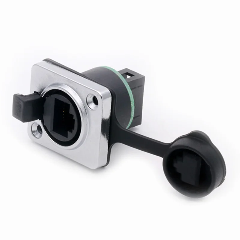 1 шт. прямой модуль RJ45 штепсельная розетка винтового типа водонепроницаемый