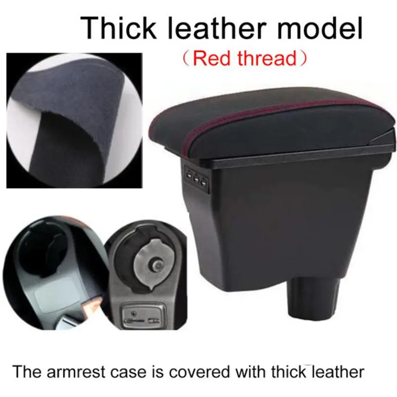 Подлокотник из искусственной кожи для Smart 453 Fortwo Forfour 2015 2018 с двухслойным USB портом