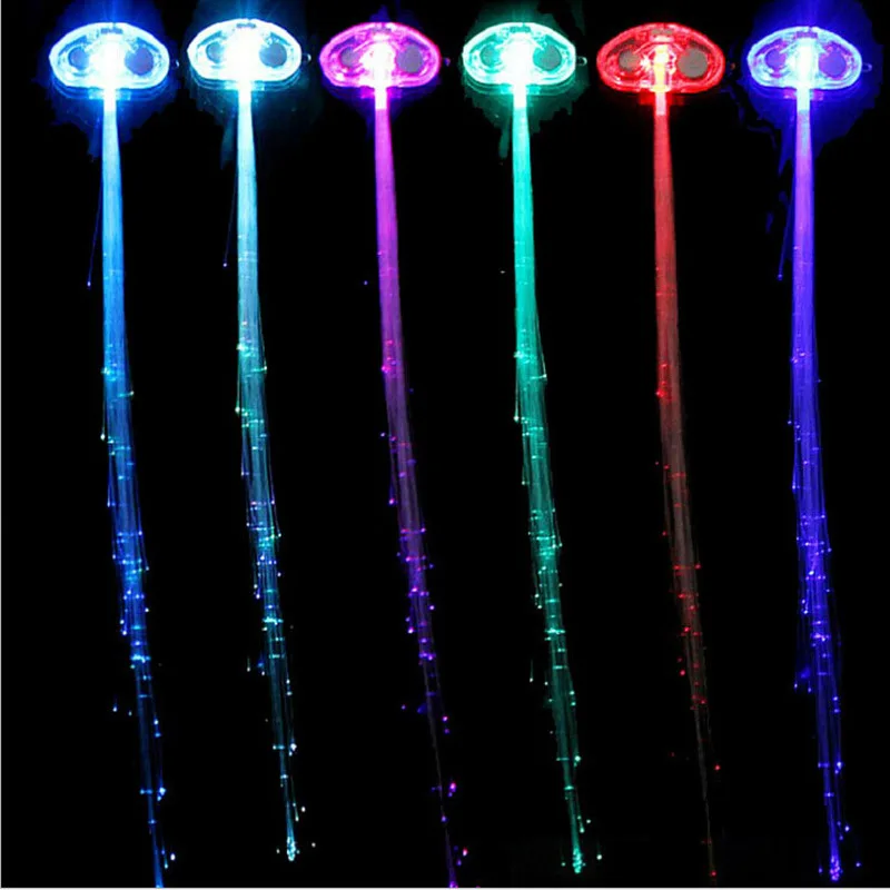 СВЕТОДИОДНЫЕ светящиеся шпильки для волос 5 шт. мигающие с украшением